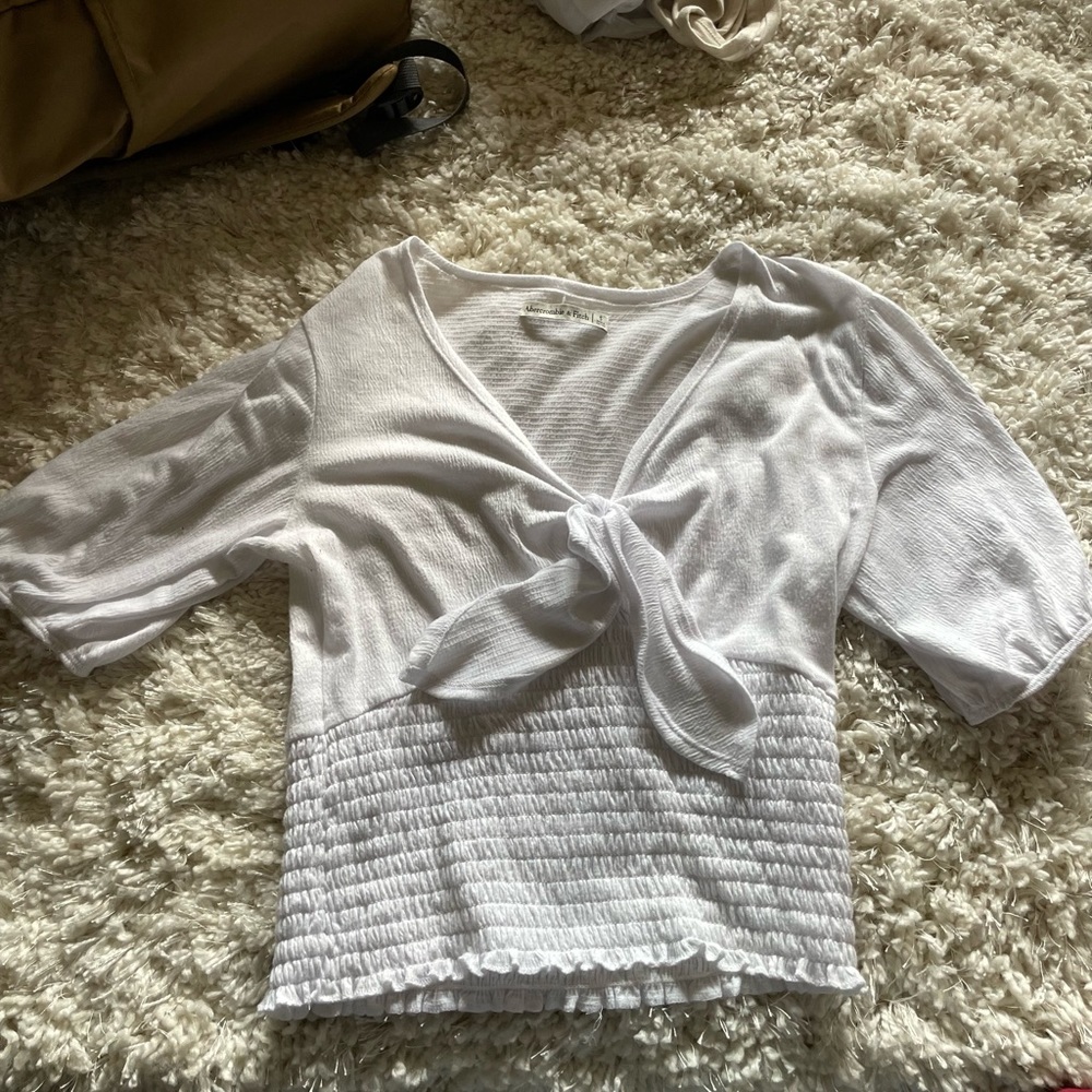 Abercrombie Front Tie Top